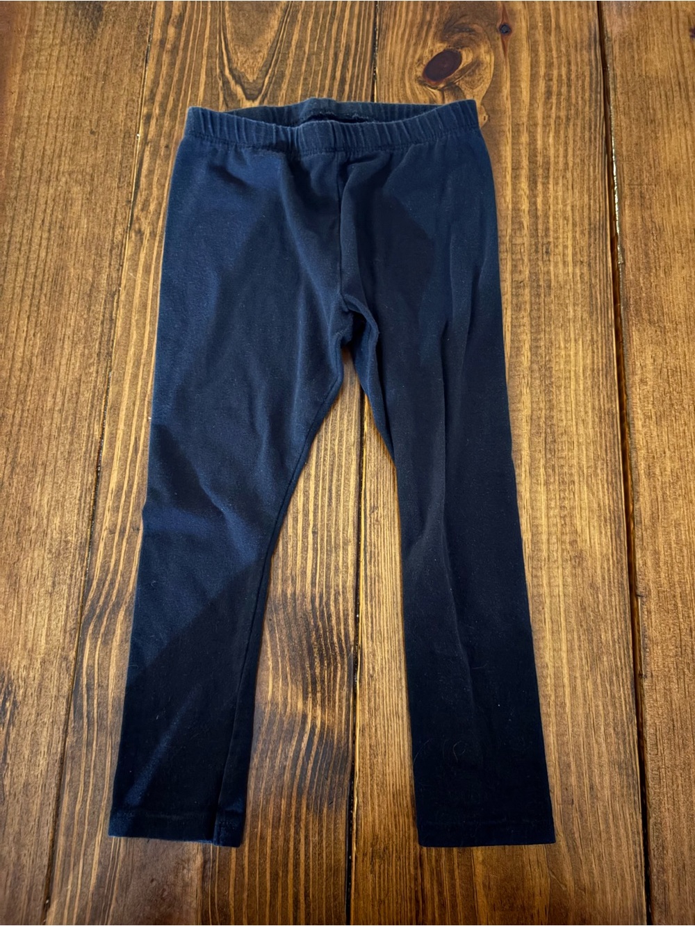 Girls Black Basic Stretch Leggings